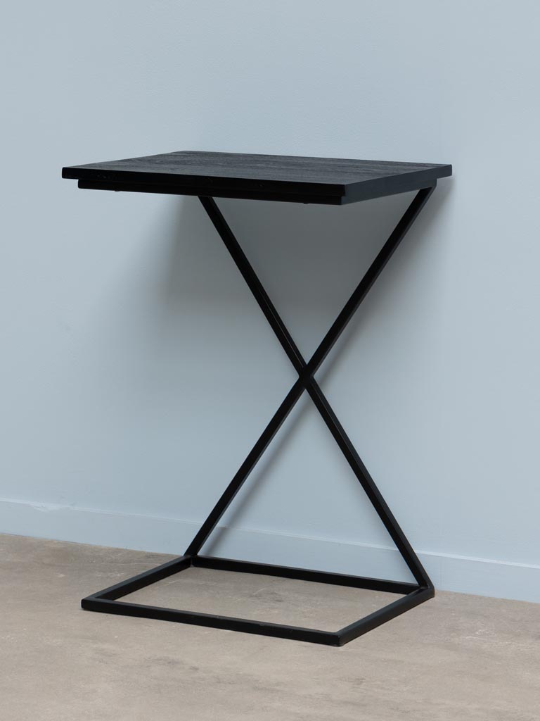 Small laptop table with X feet - 7