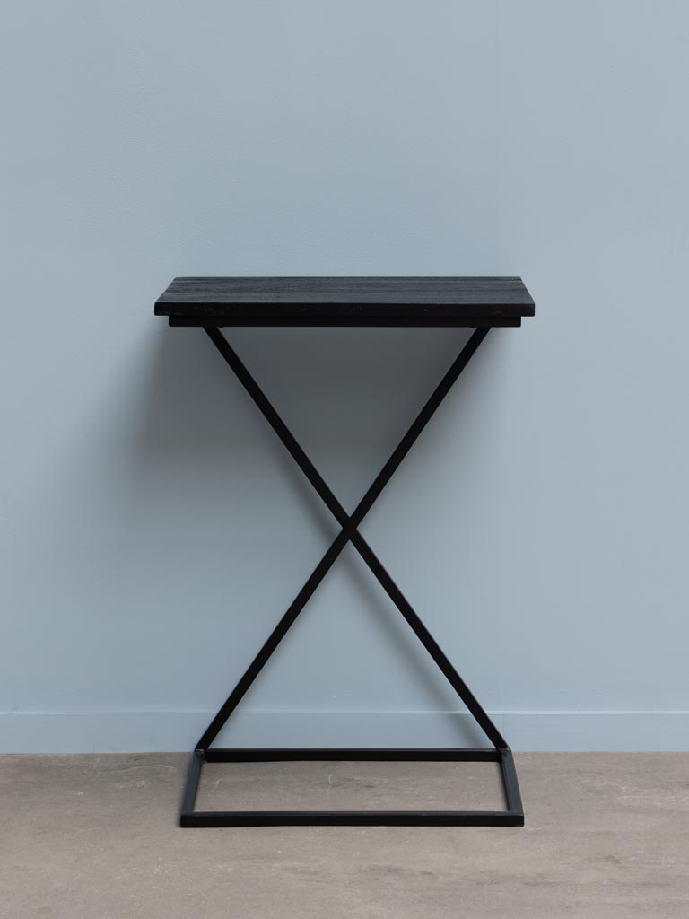 Small laptop table with X feet - 6