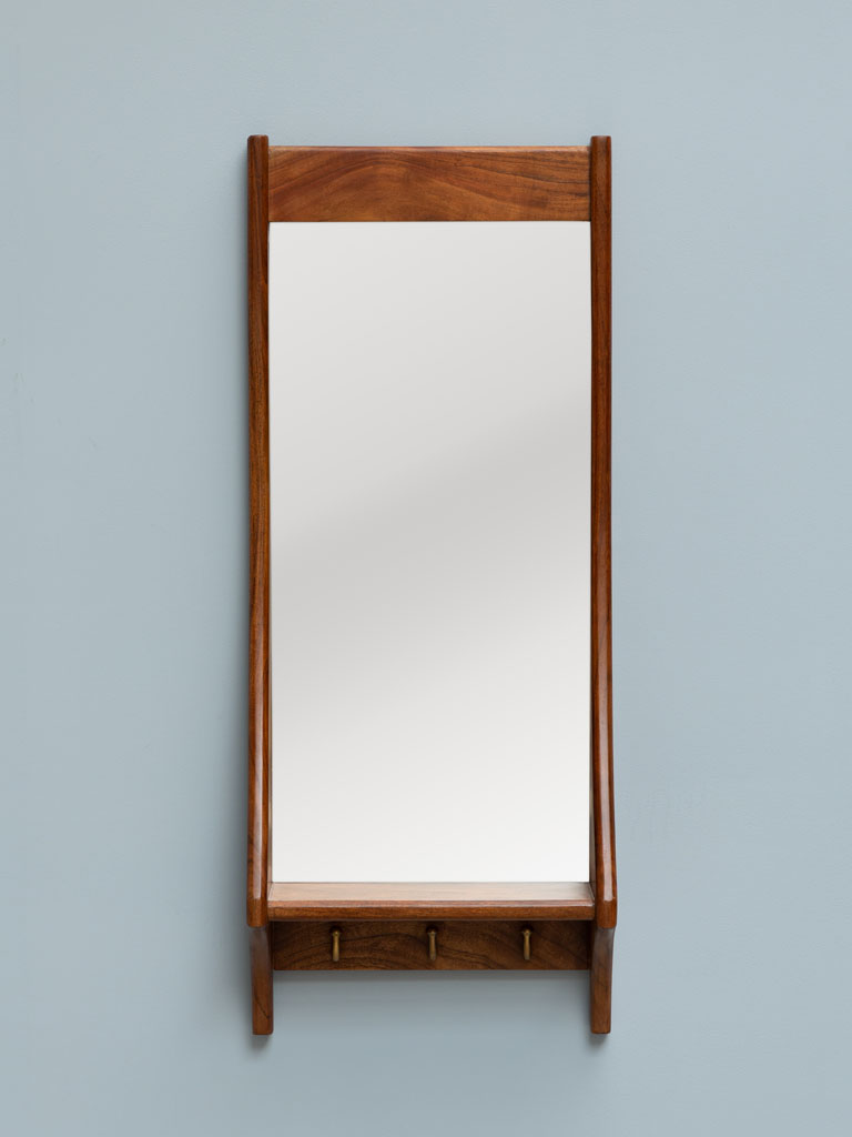 Mirror Fergie with shelf & 3 hooks - 1