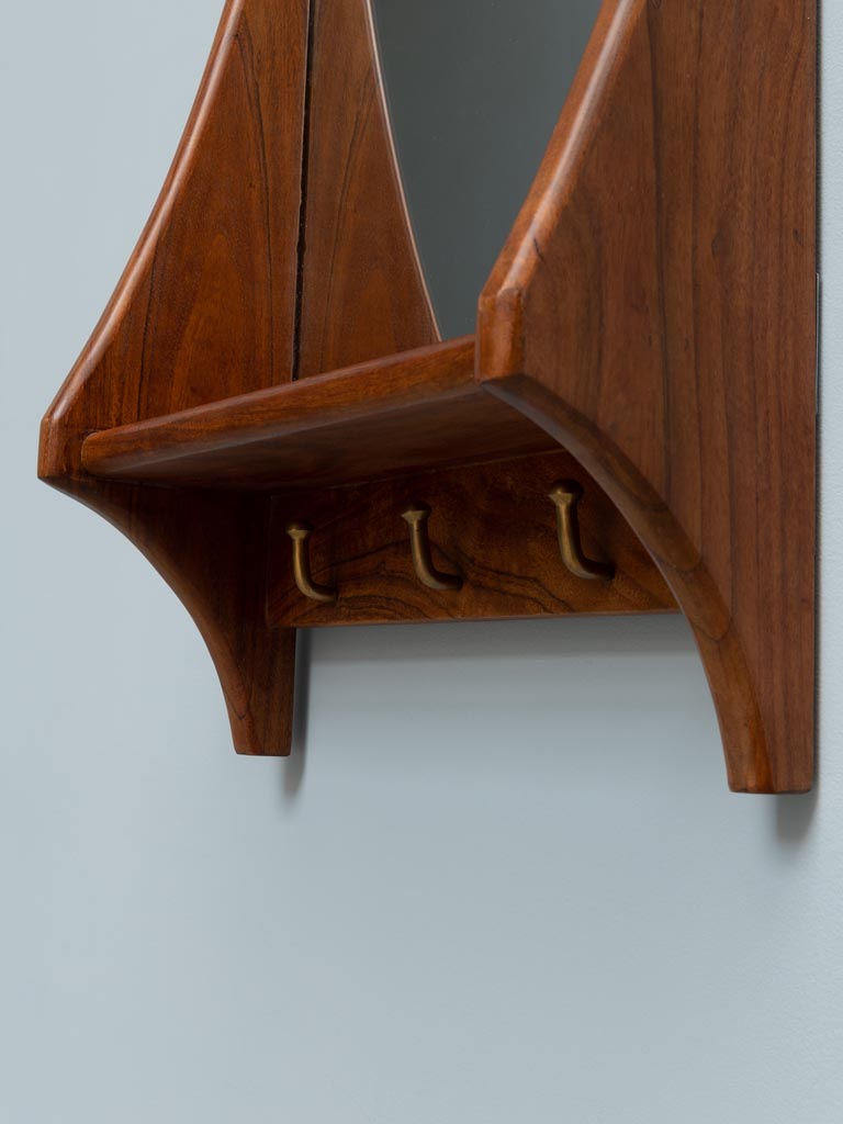 Mirror Fergie with shelf & 3 hooks - 2