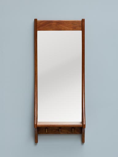 Miroir Fergie avec tablette et 3 crochets