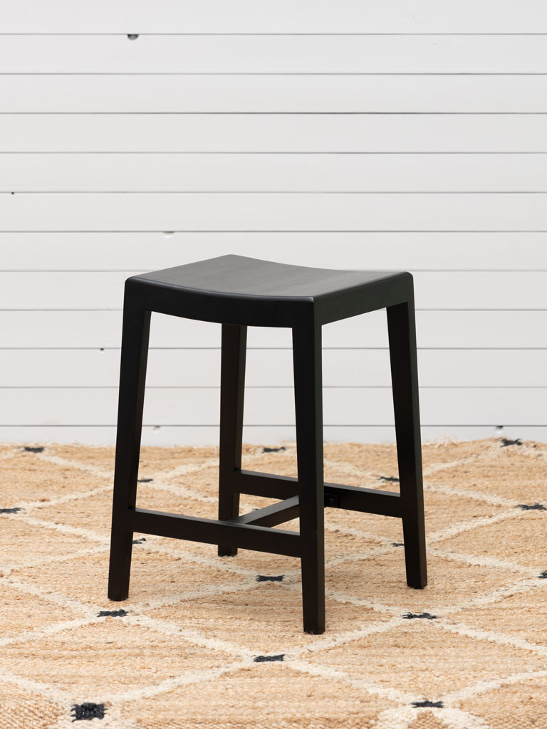 Tabouret noir Hiro - 1