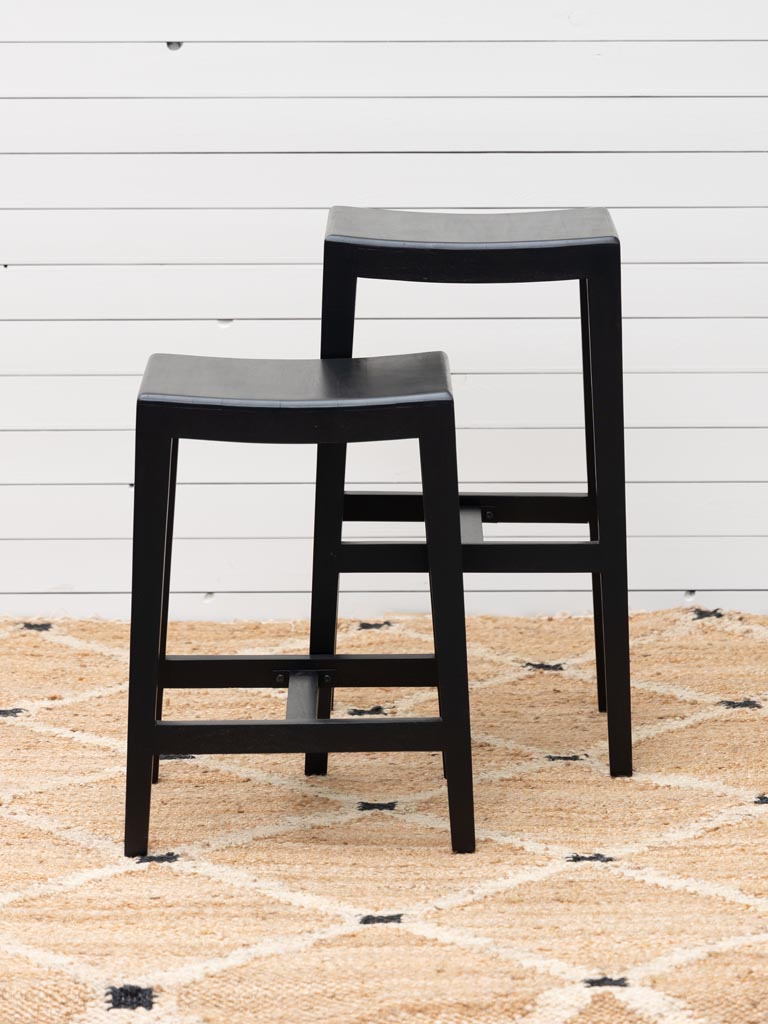 Tabouret noir Hiro - 7