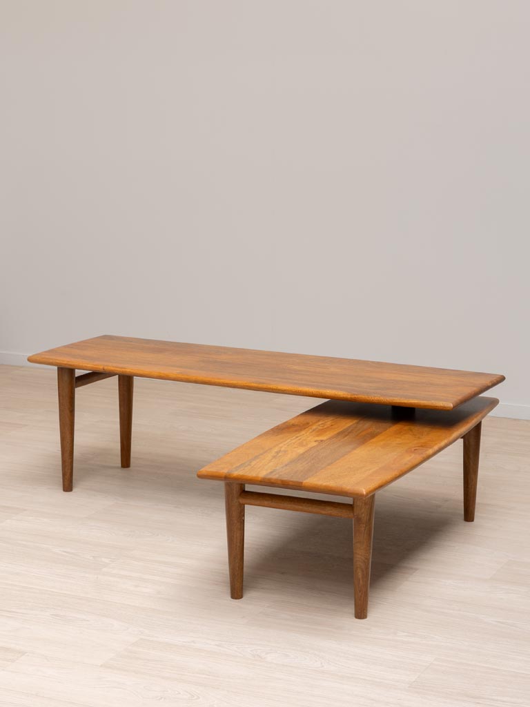 Double swivelling coffee table Roxette - 6