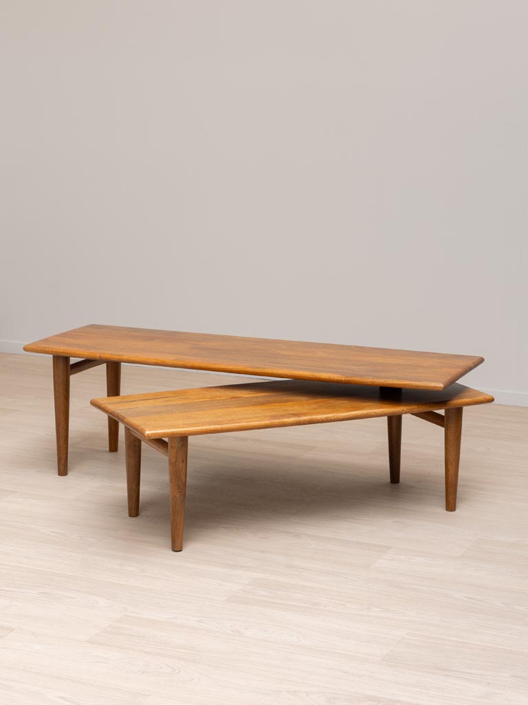 Double swivelling coffee table Roxette - 10