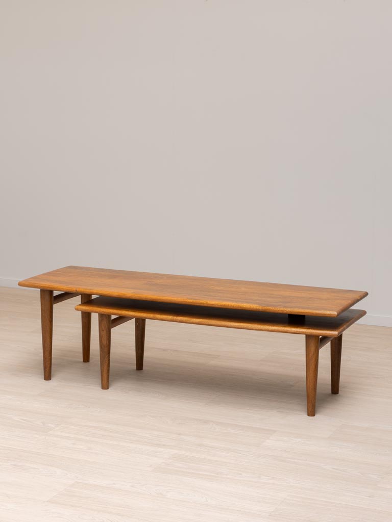 Double swivelling coffee table Roxette - 2