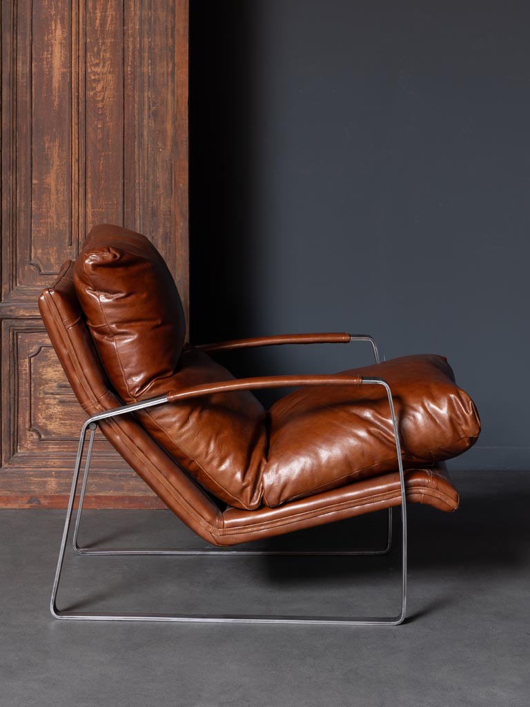 Fauteuil brun Homy - 5