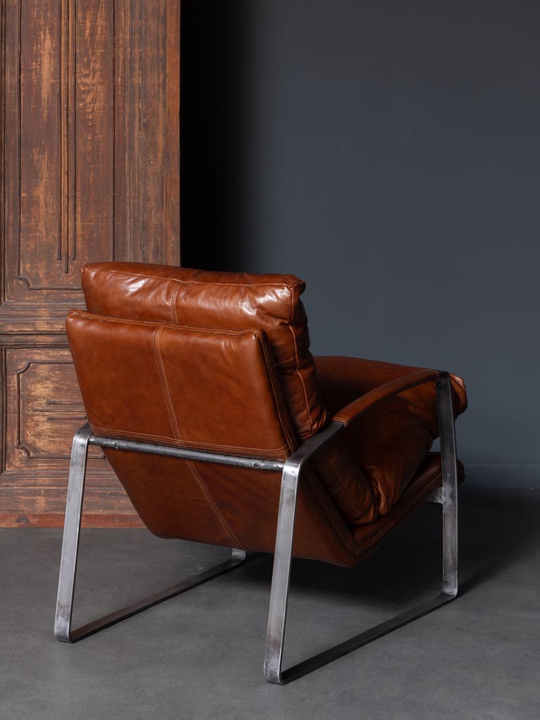 Fauteuil brun Homy - 4