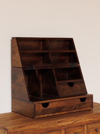 Foldable storage unit for desk Oswald