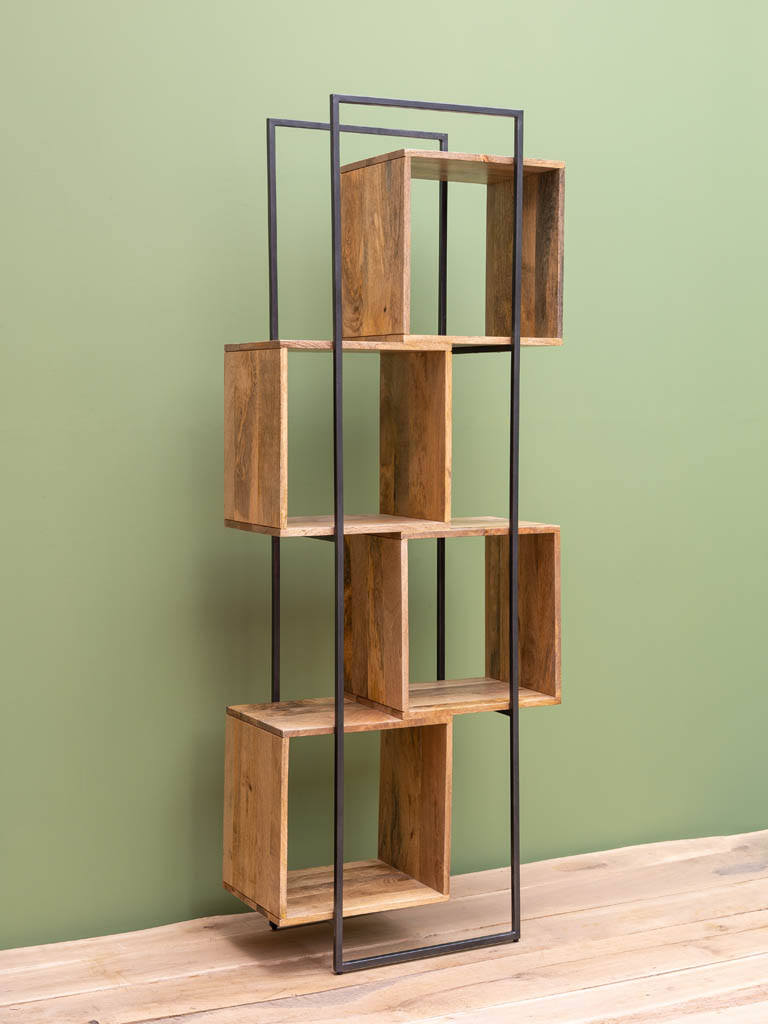 Shelf Rubik light-colored wood