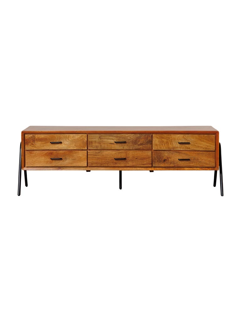 Low sideboard 6 drawers Chapman - 3