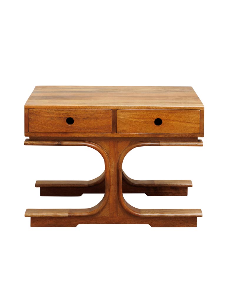 Side table 2 drawers Berliner - 2