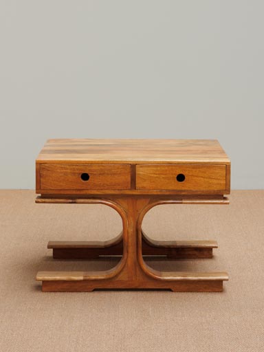 Side table 2 drawers Berliner