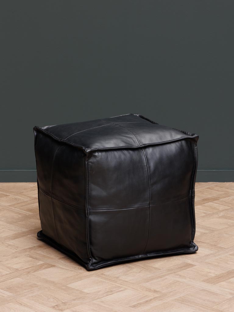 Black footstool Marceau - 1