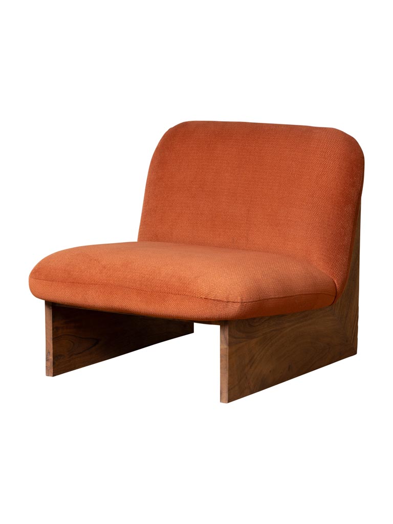 Orange armchair Trentino - 2