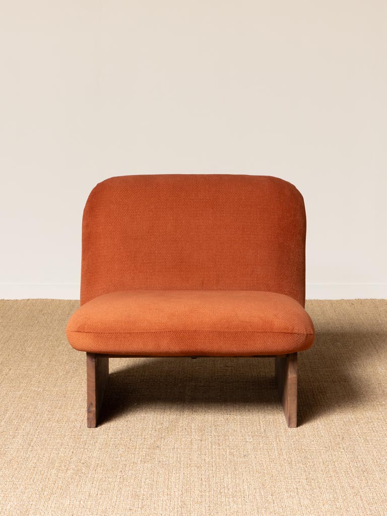Orange armchair Trentino - 4