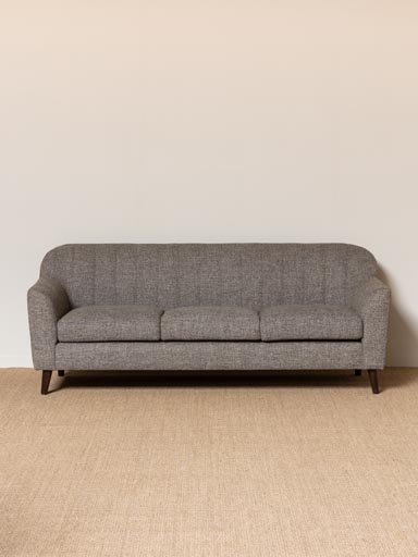 Sofa flecked fabric 3 seaters Truffaut