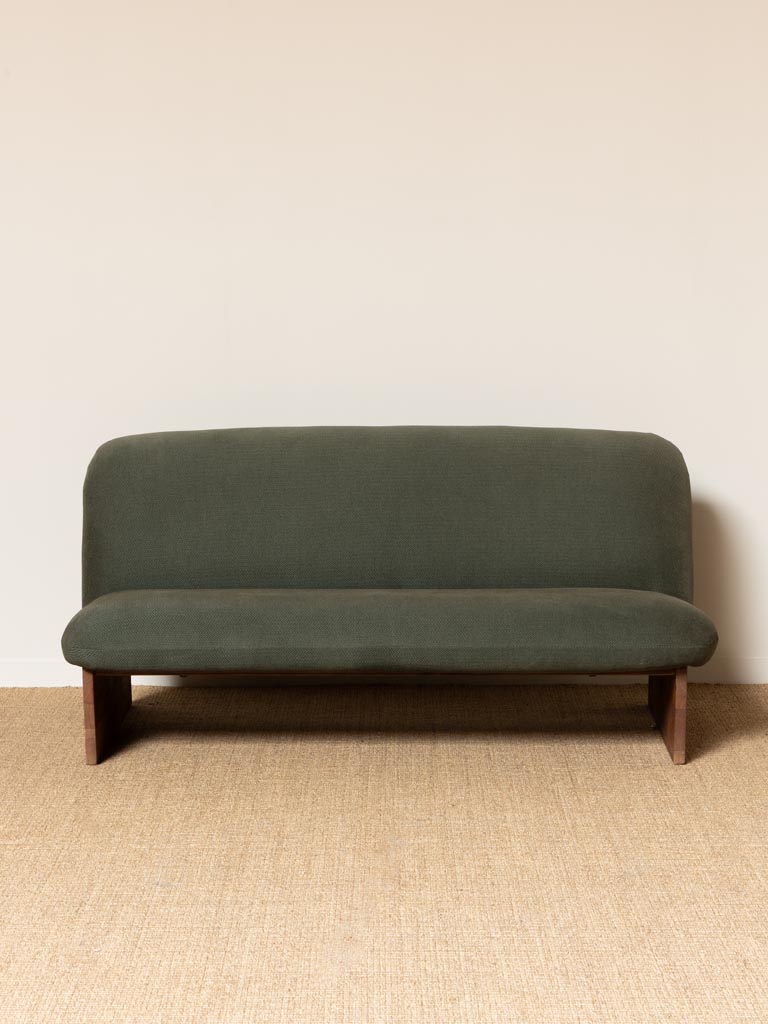 Green sofa 2 seaters Trentino - 3