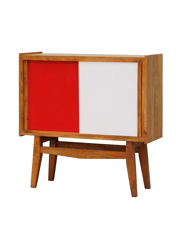 Small sideboad 2 sliding doors Ormica - 2