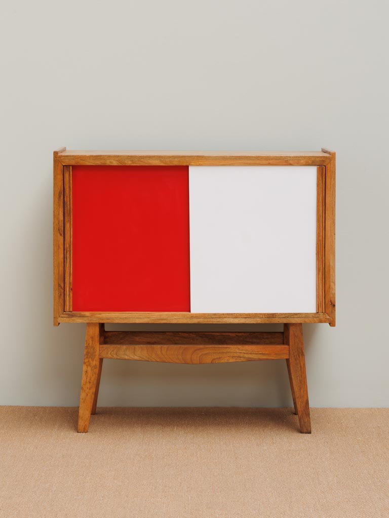 Small sideboad 2 sliding doors Ormica - 1
