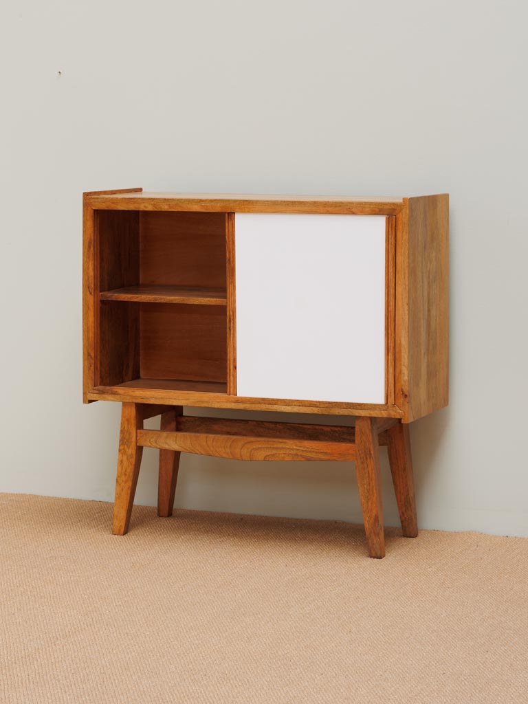 Small sideboad 2 sliding doors Ormica - 4