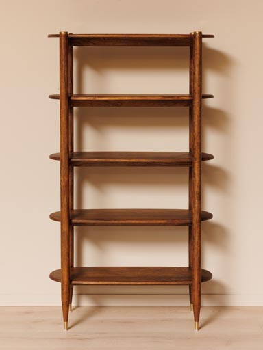 Etagère détails laiton Elanza