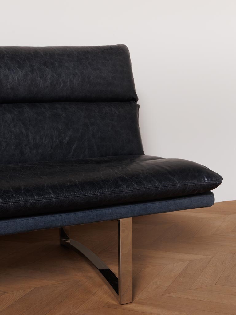 Petrol dark blue sofa Caspien - 5