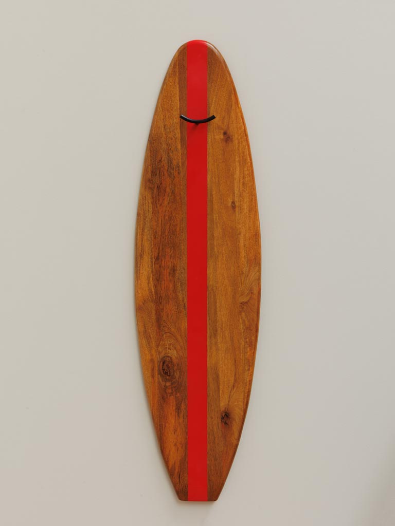 Red surf wall coat rack - 1