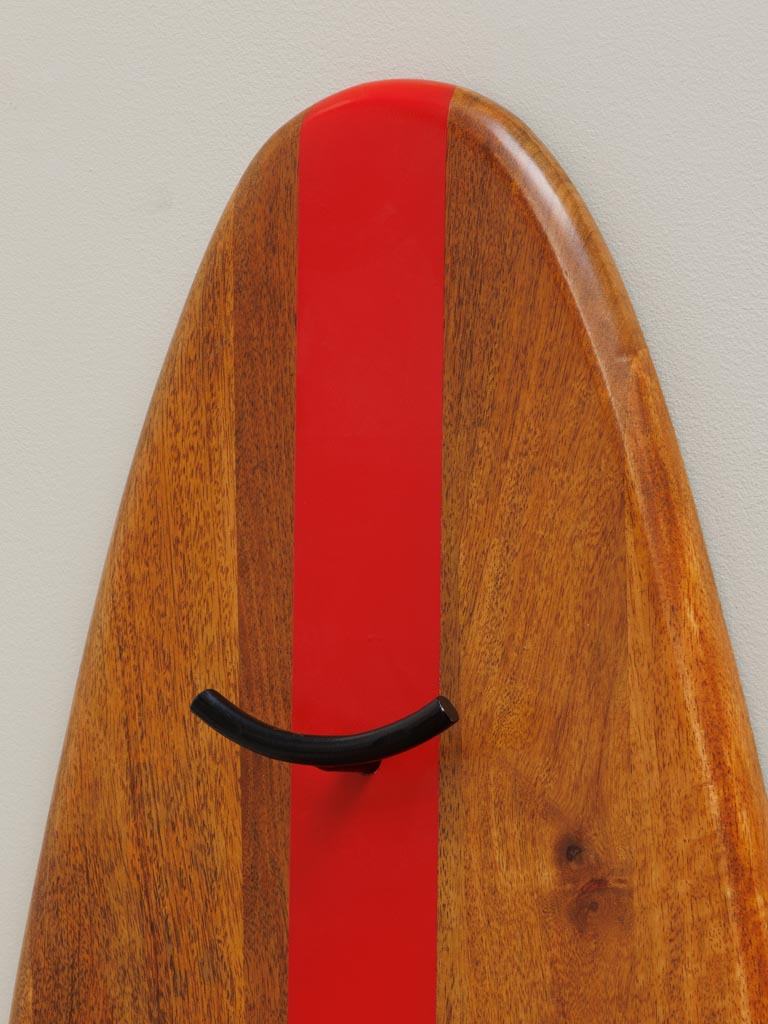Red surf wall coat rack - 3