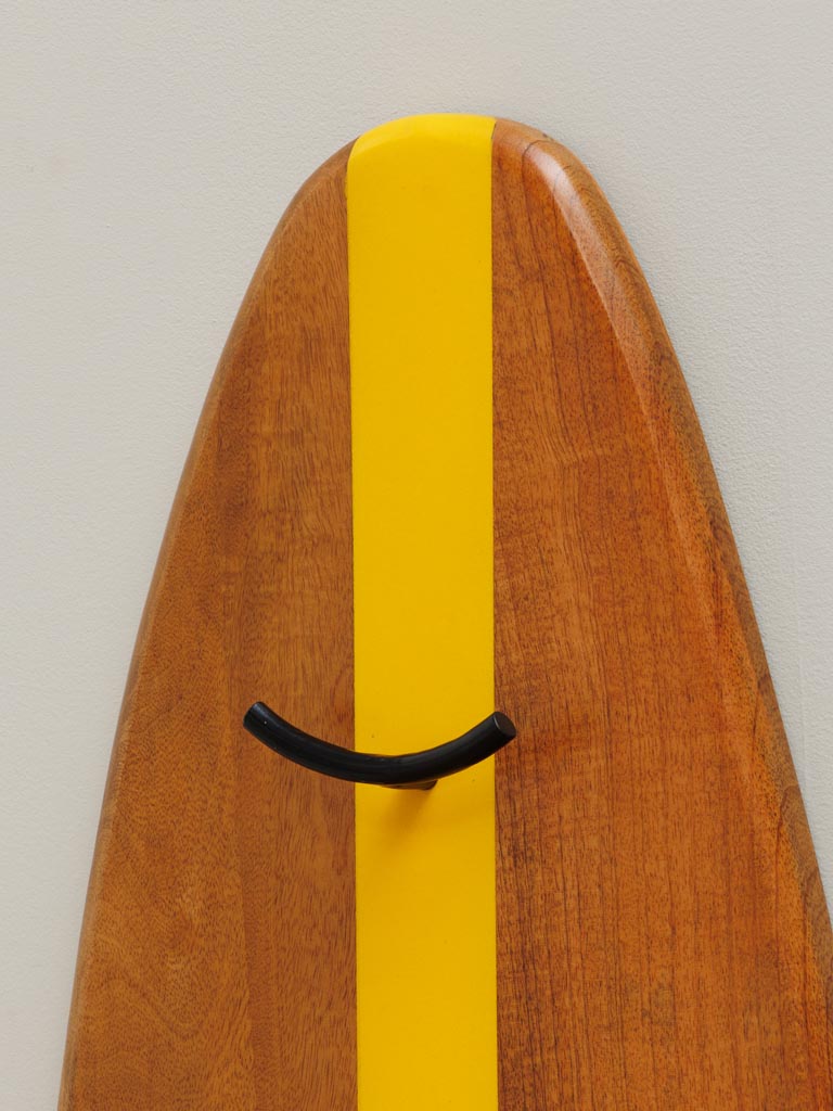 Yellow surf wall coat rack - 3