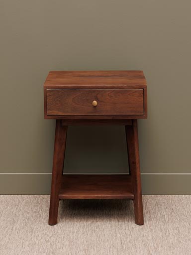 Bedside table 1 drawer Jaspe