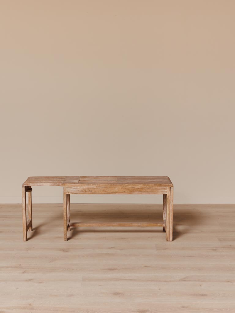 Lightwood extendable bench 88-148 cm - 7