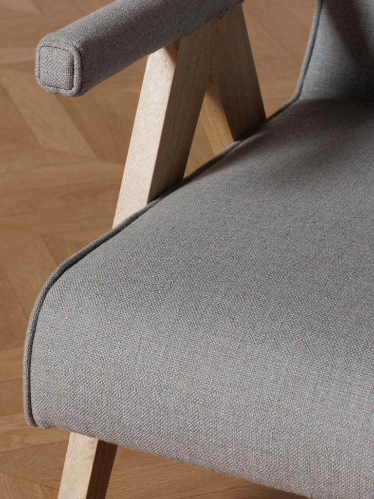 Grey armchair Grimaud - 6