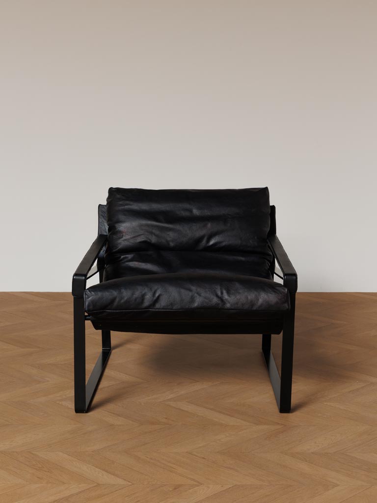 Fauteuil noir Gabor - 3