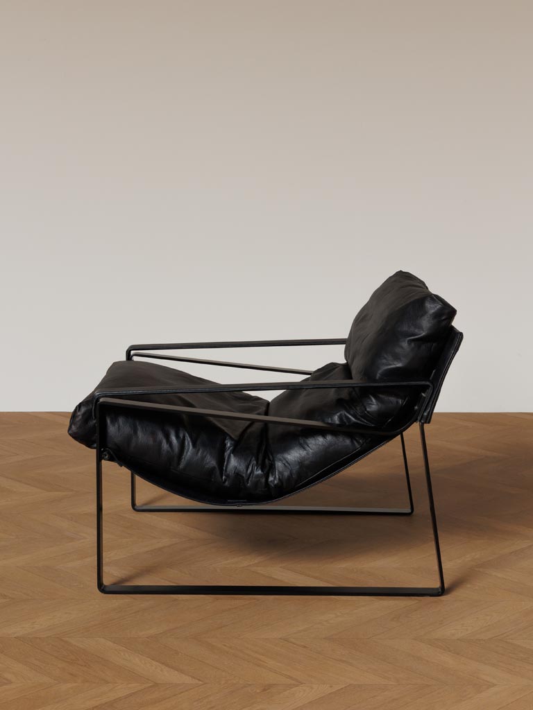 Fauteuil noir Gabor - 5