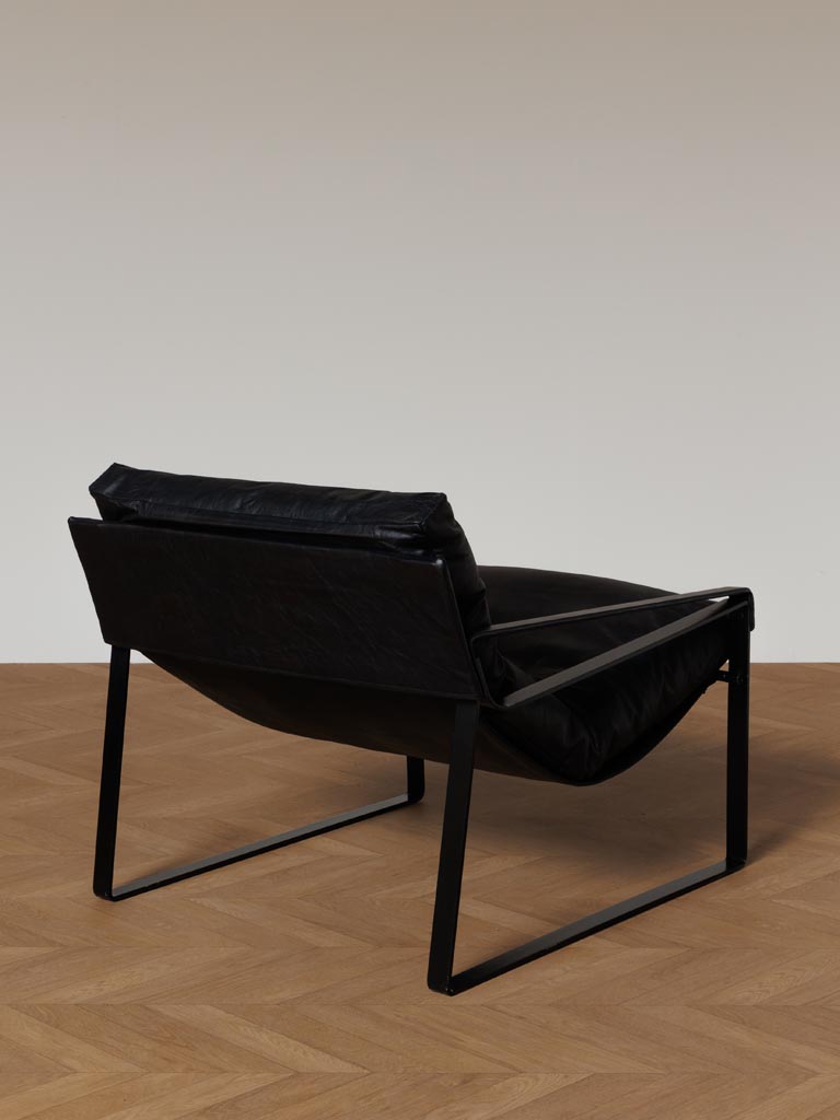 Fauteuil noir Gabor - 4