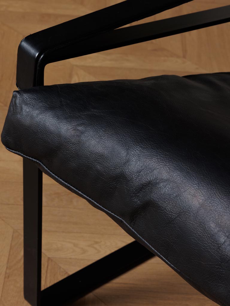 Fauteuil noir Gabor - 6