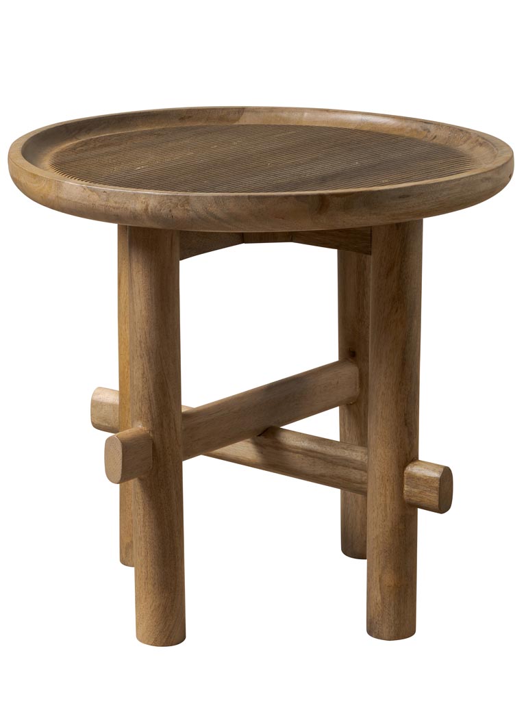 Table d'appoint striée Pontarc - 2