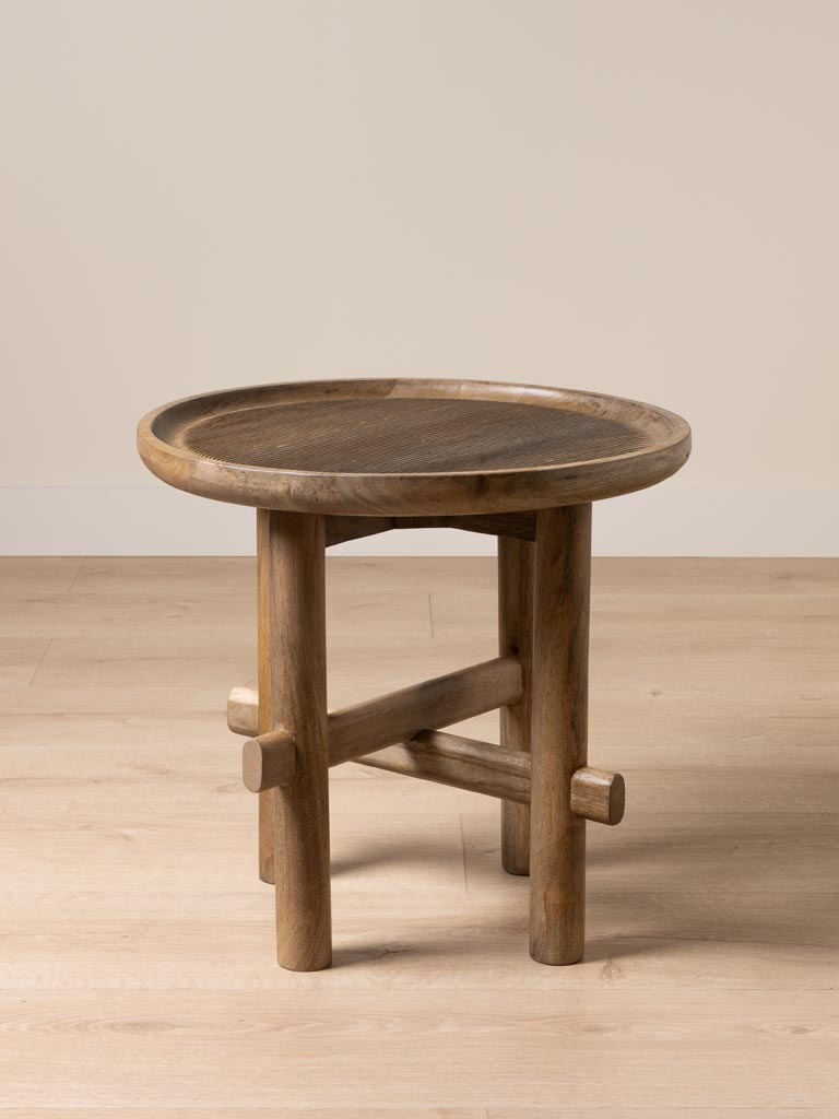 Table d'appoint striée Pontarc - 3
