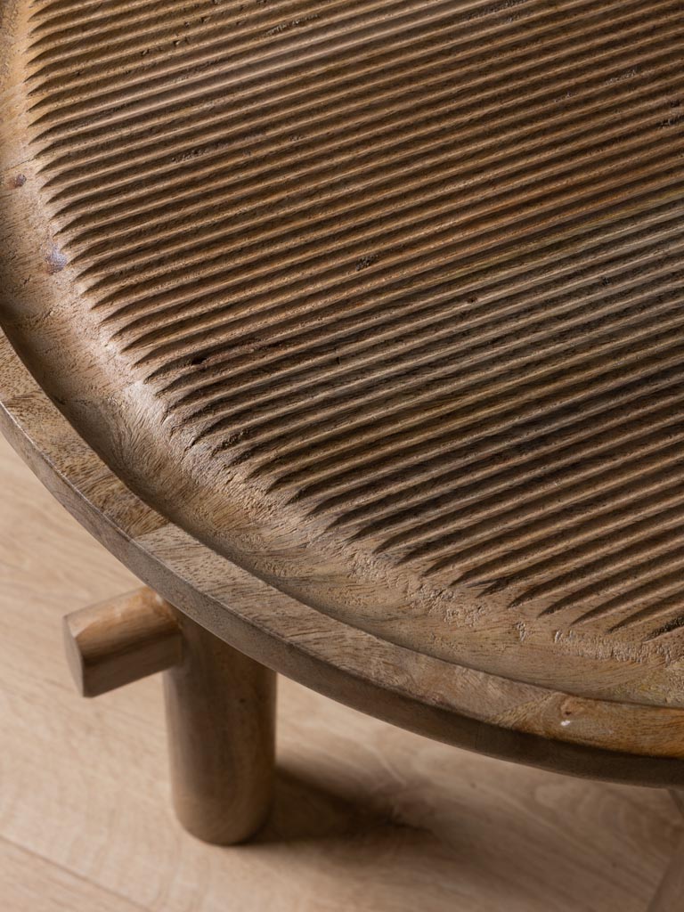 Table d'appoint striée Pontarc - 5