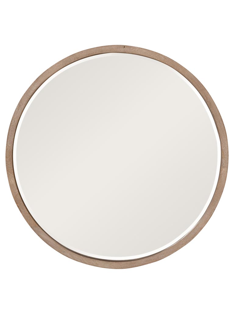 Miroir rond biseauté Sobre - 2