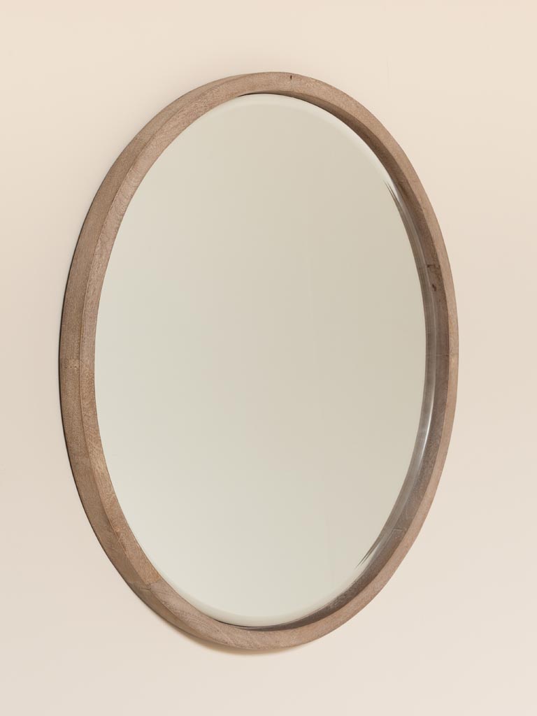 Miroir rond biseauté Sobre - 5