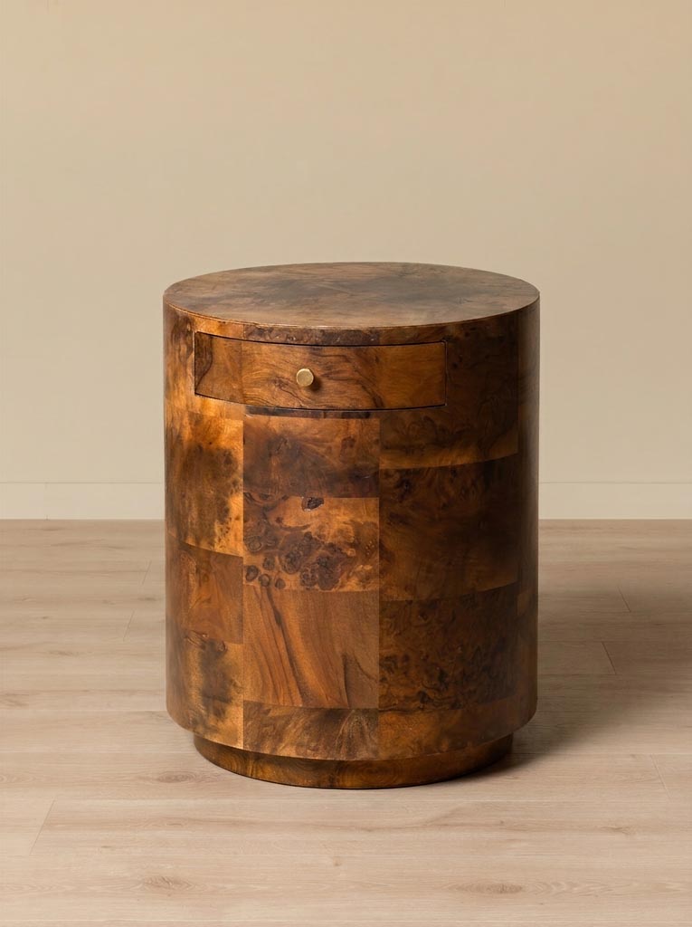 Table d'appoint 1 tiroir Blurr - 1