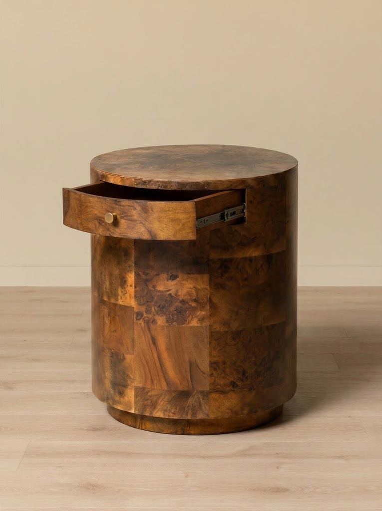 Table d'appoint 1 tiroir Blurr - 3