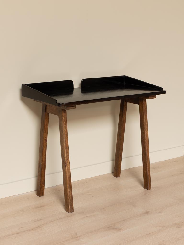 Bureau Beckett top laqué noir - 1