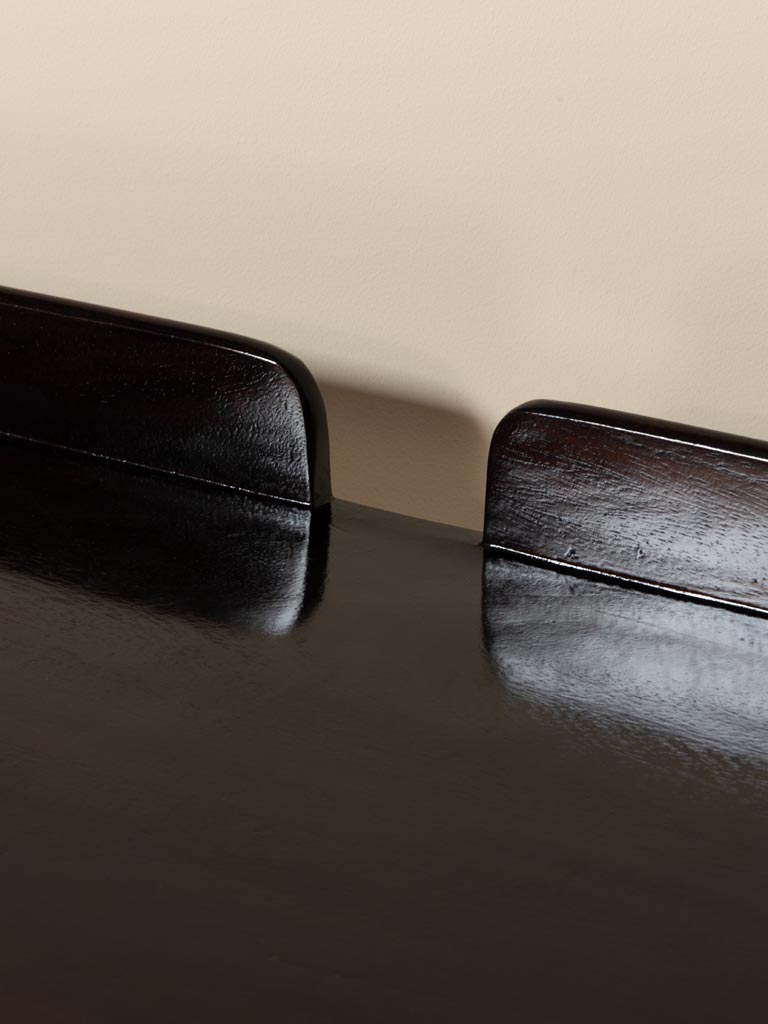 Bureau Beckett top laqué noir - 4