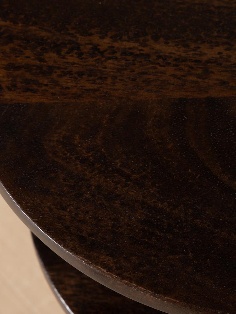 S/2 tables d'appoint gigognes pied rond Edgy - 6