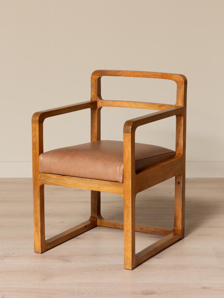 Chaise cuir Kalua - 1