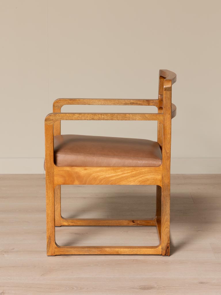 Chaise cuir Kalua - 4