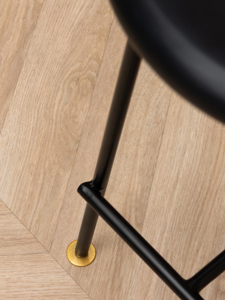 Tabouret de bar bleu foncé Motta - 5
